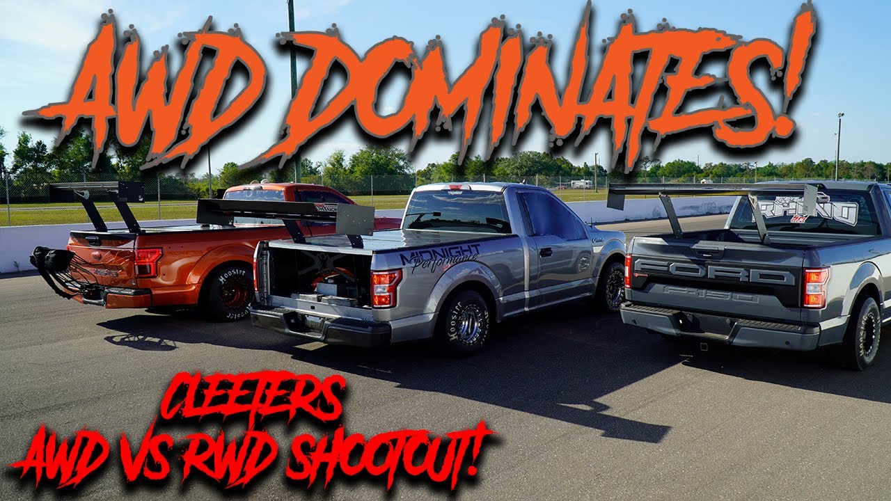 Cleetus AWD Vs RWD Shootout!