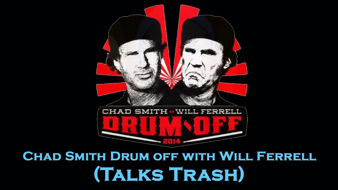 Чад Смит барабанит вместе с Уиллом Ферреллом (нецензурная брань)!!