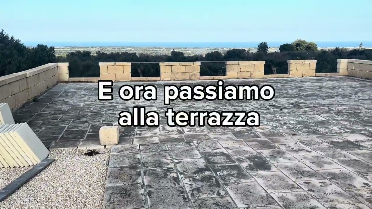 Tour completo di questa villa in costruzione con stupenda vista mare 🌊 ￼