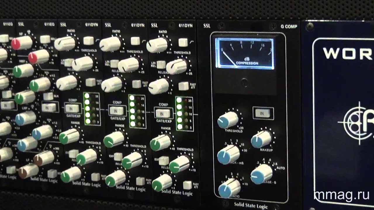 mmag.ru: Solid State Logic API-500 modules @ Musikmesse 2013