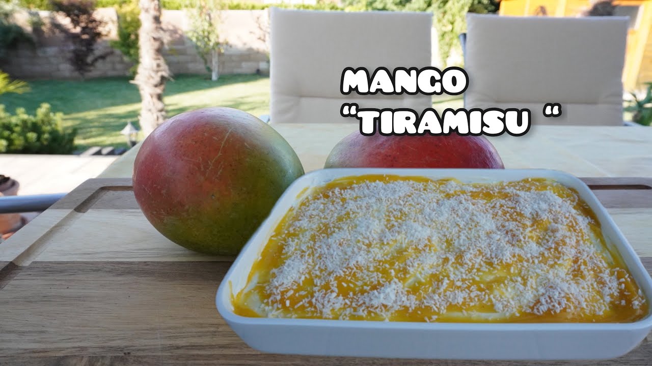 Mango TIRAMISU  no bake dessert recipe #mangotiramisu