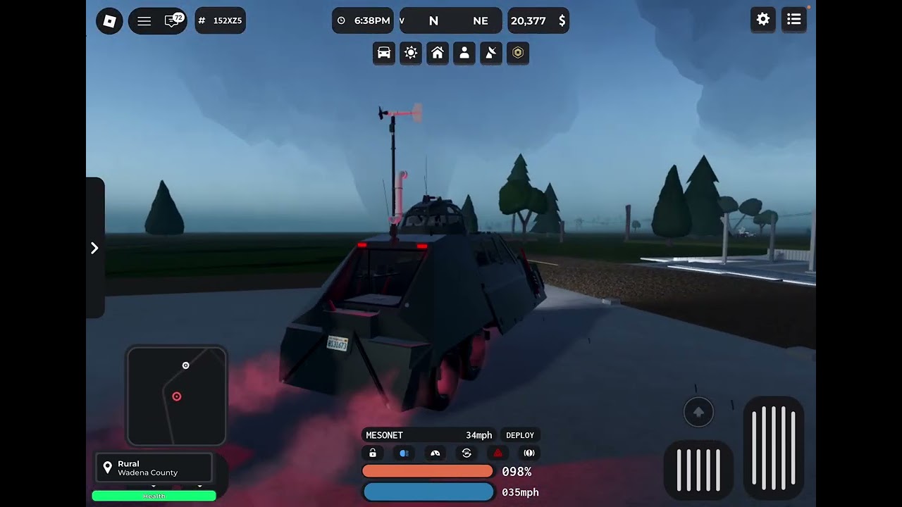 Two tornadoes collide, and their monsters one tornado flung at me