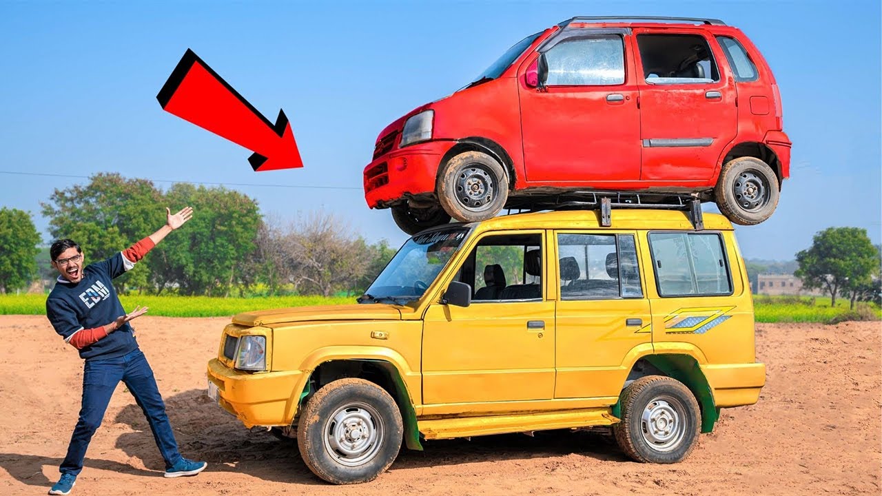We Made 2 Storey Car | गाड़ी के ऊपर गाड़ी | Will It Run or Not?