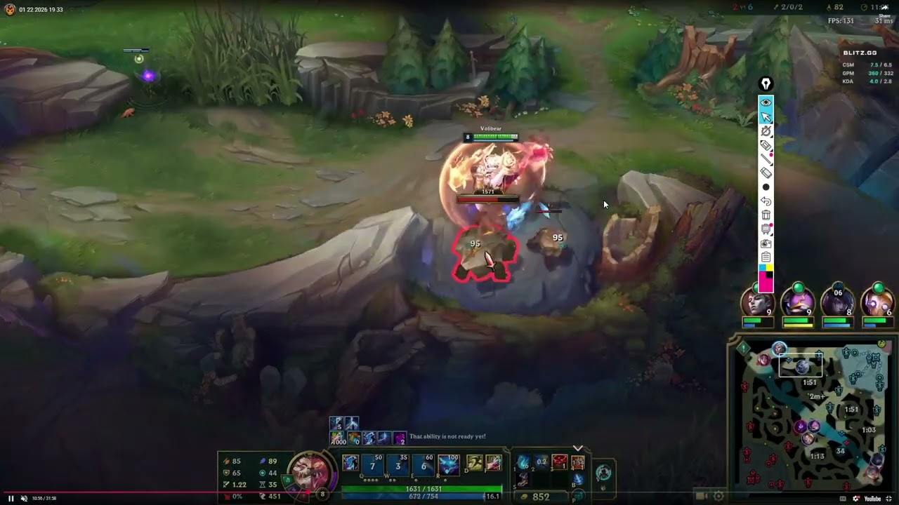 Diamond Volibear vs Diana,