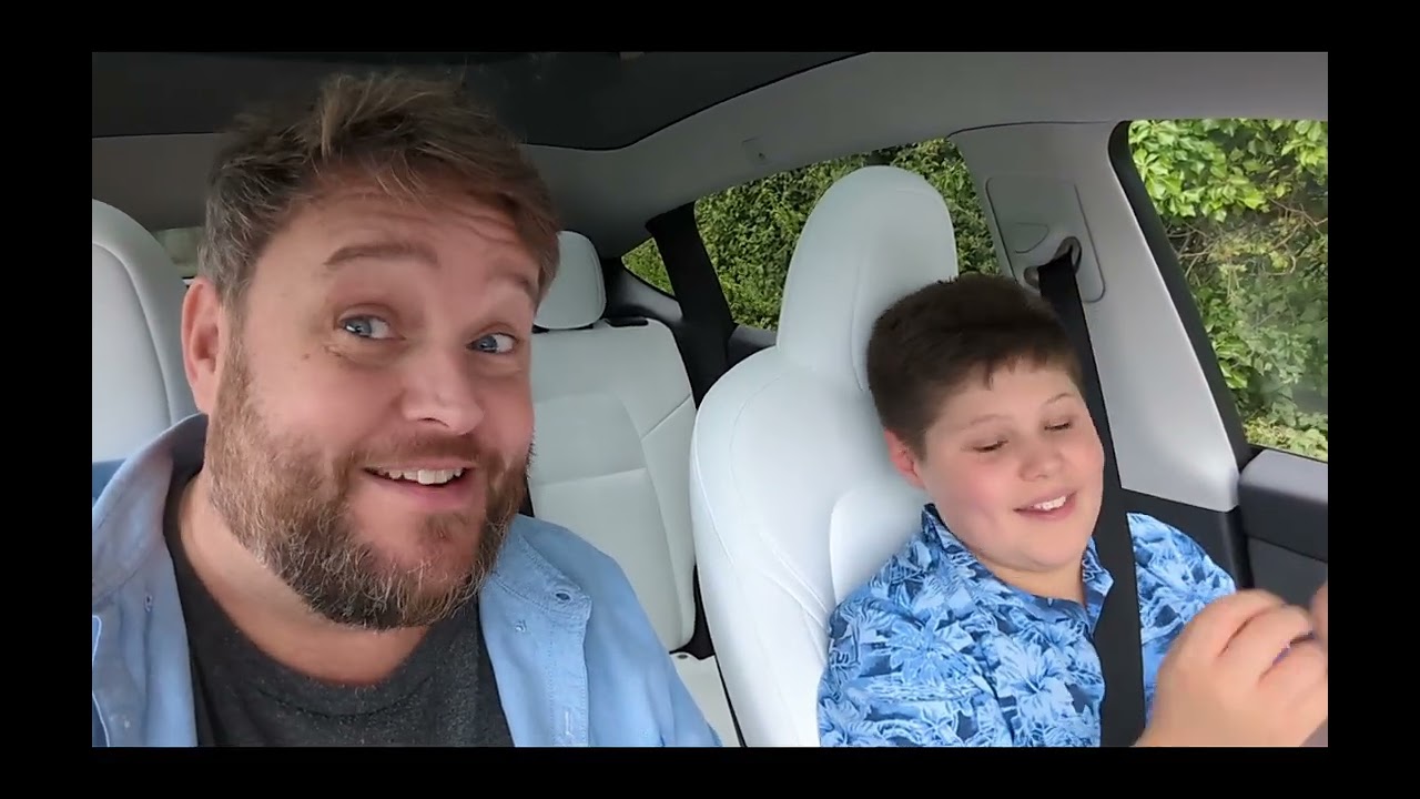 today we test drive a Tesla model Y!!!