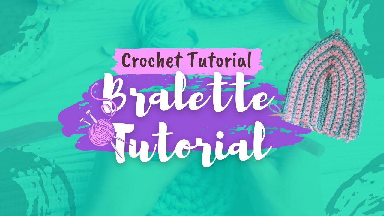 Crochet Bralette Cups Tutorial | Alternating Colors & Clean Color Changes (Cups Only)