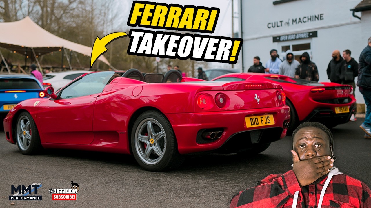 #carspotting #caffeineandmachine #supercars #carshow #ferrari