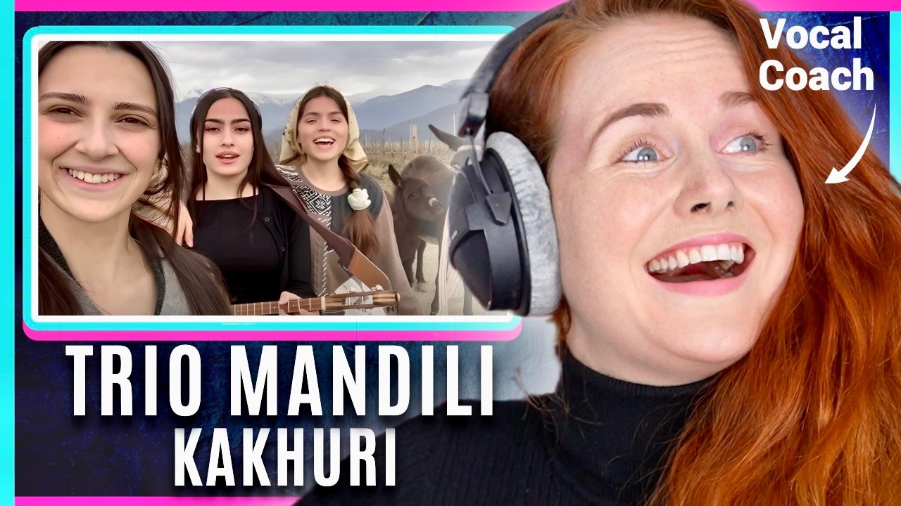 Эта грузинская трио настоящая МАГИЯ ✨🇬🇪 | Trio Mandili - Kakhuri | Анализ вокального тренера