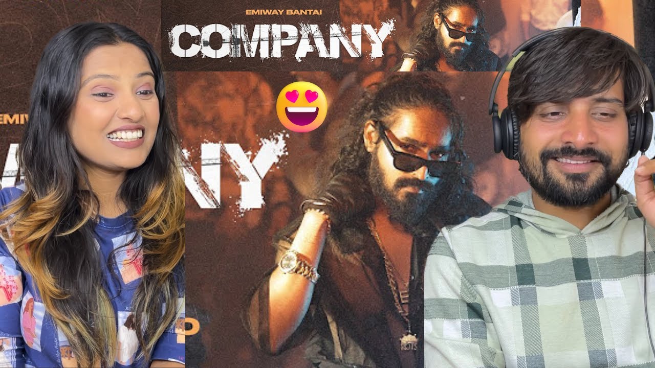 EMIWAY - COMPANY (OFFICIAL MUSIC VIDEO) | REACTION | Funkie Couple Vlogs