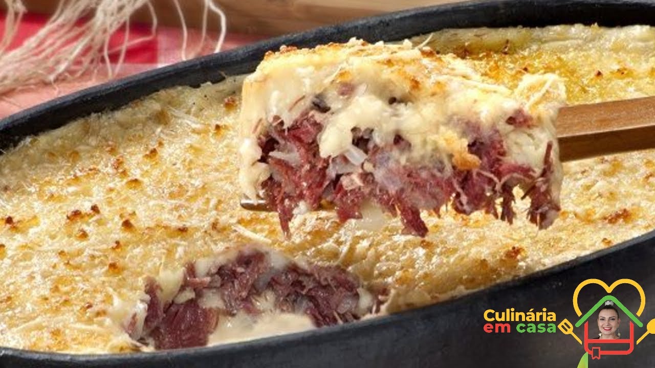 Escondidinho de carne 🥩 seca