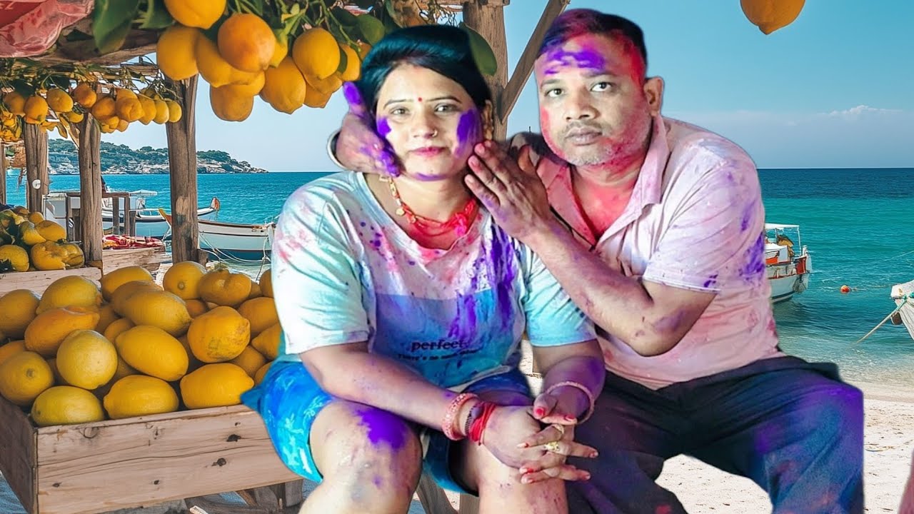 दारू पीकर होली मनाई पति ने तो पत्नी ने रोका पति को के दारू मत पियो फिर जो हुआ 😜,🎉