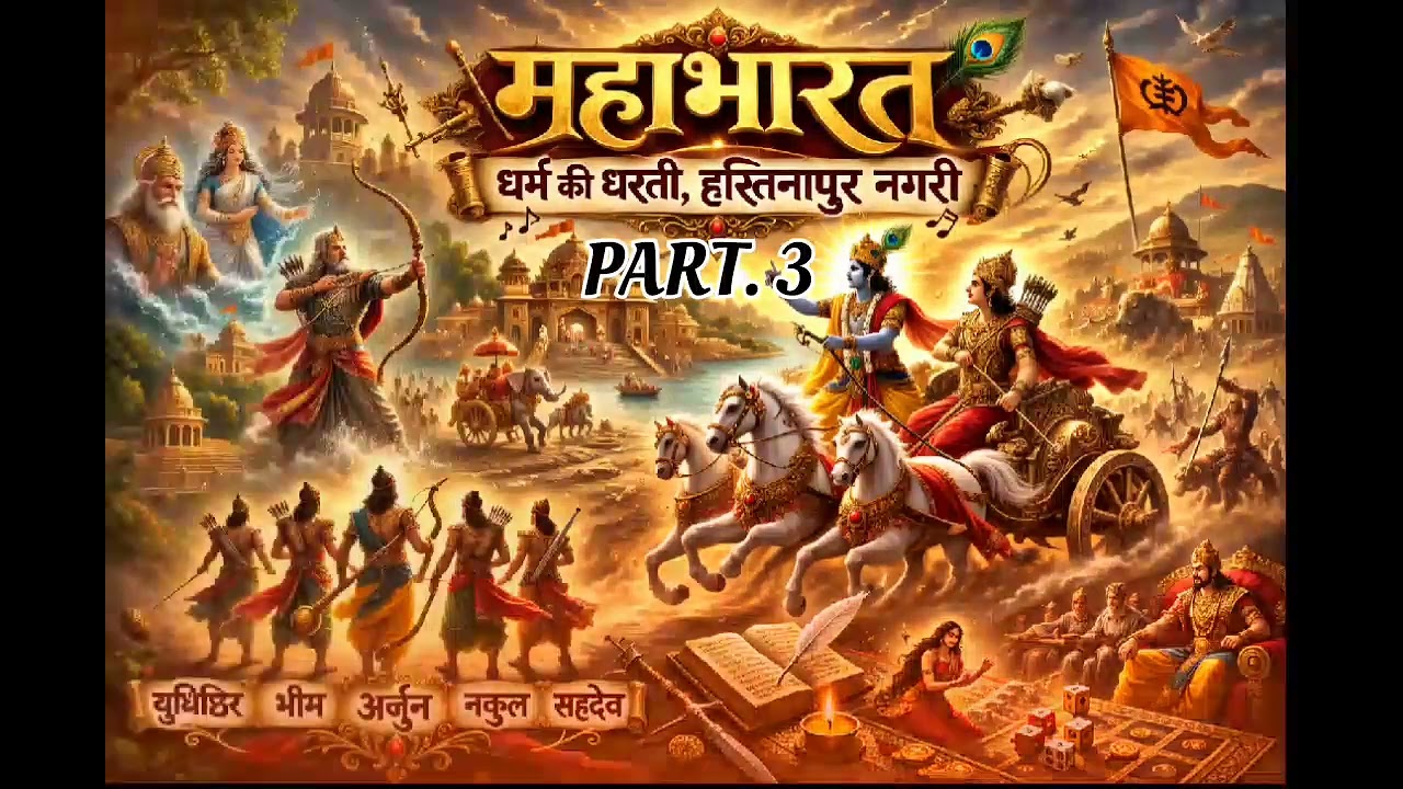 अज्ञातवास का राज खुला!  युद्ध की तैयारी शुरू | Mahabharat Episode 3 Audio Music Lo-Fi Feel The Music