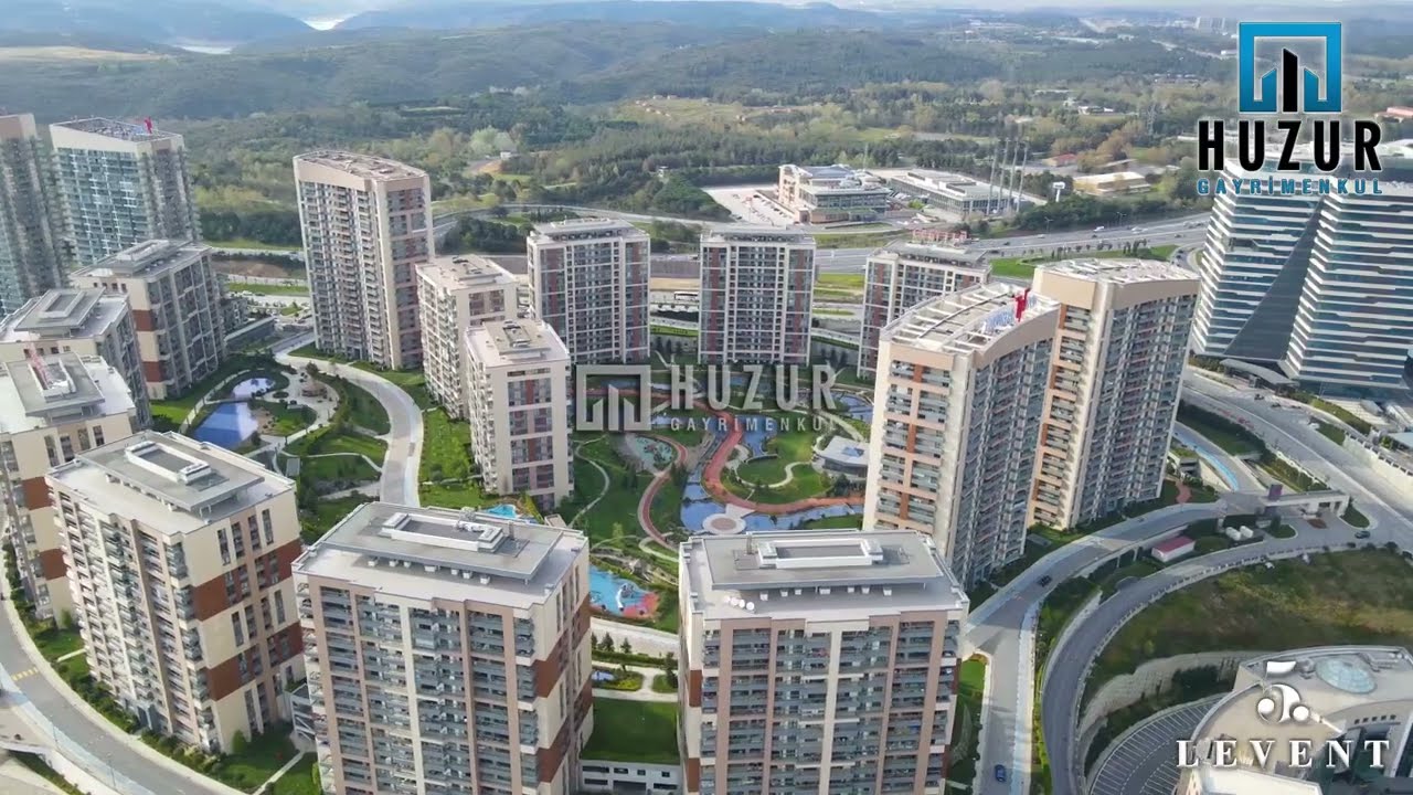 5. Levent Drone Çekim | Huzur Gayrimenkul
