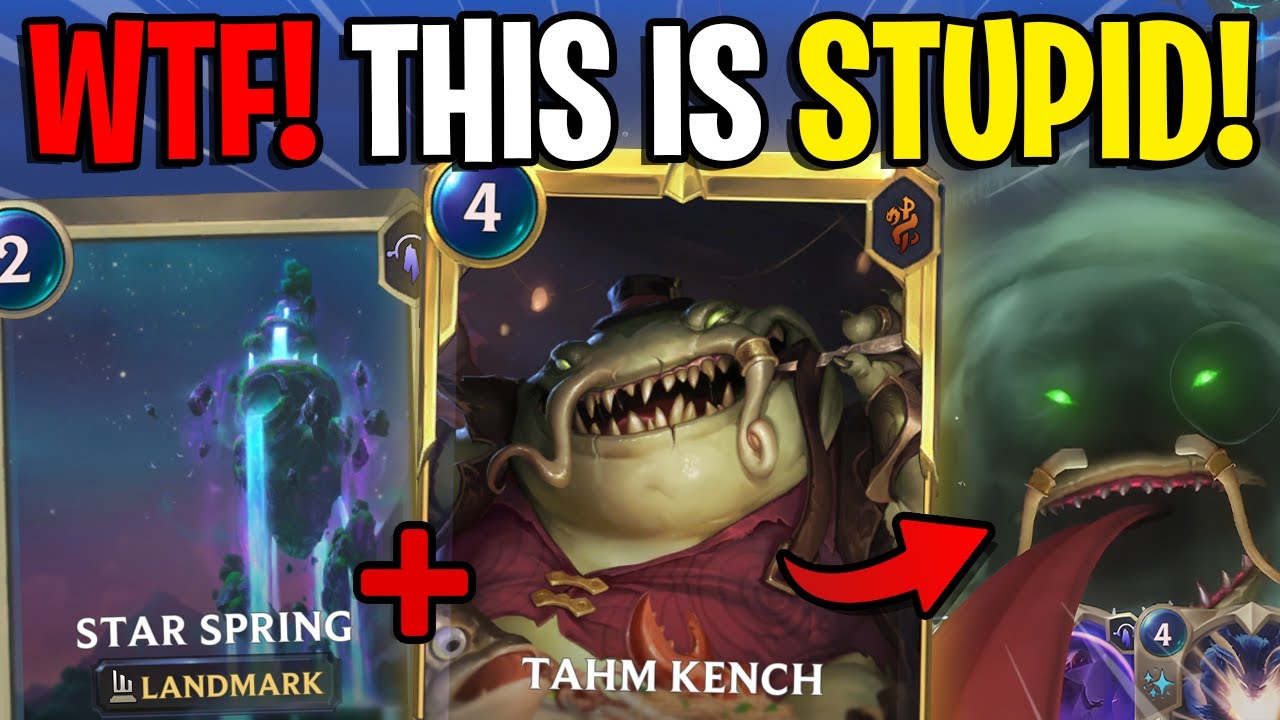 This Deck WINS BY DOING NOTHING! Soraka & Tahm Kench Healing - Legends of Runeterra