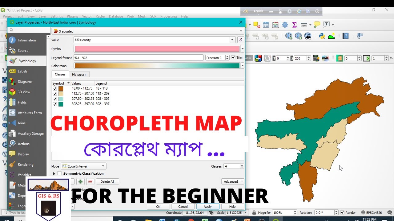 How to prepare a Choropleth Map Preparation using QGIS II কিভাবে একটি Choropleth মানচিত্র  করতে হয়
