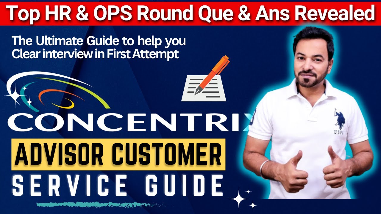 Concentrix Interview Questions and Answers | HR & Ops Round Question and Answers Revealed