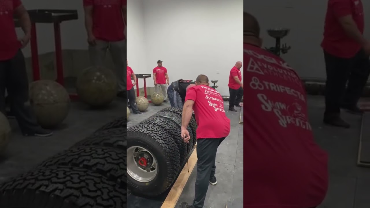 Jean Francois Caron World Record Deadlift Hummer Tyres 1202 Lbs 545 Kg - Dev Fitness World
