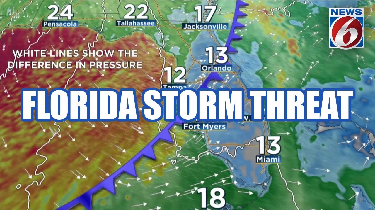 Strong gusty winds, rain possible ahead of freezing cold in Central Florida | Here’s what to know