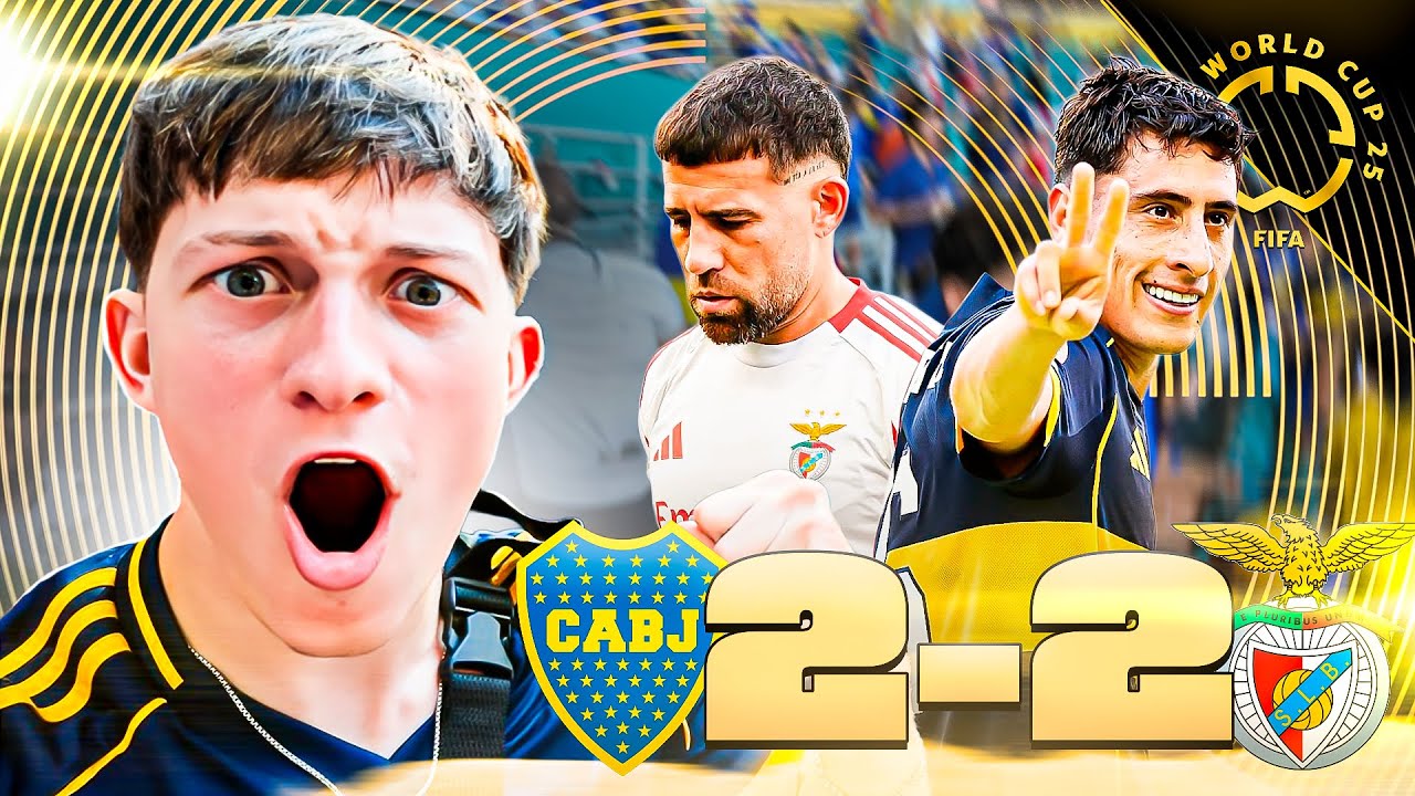 As&iacute; se vivi&oacute; la HAZA&Ntilde;A de BOCA contra Benfica en el Mundial de Clubes 2025