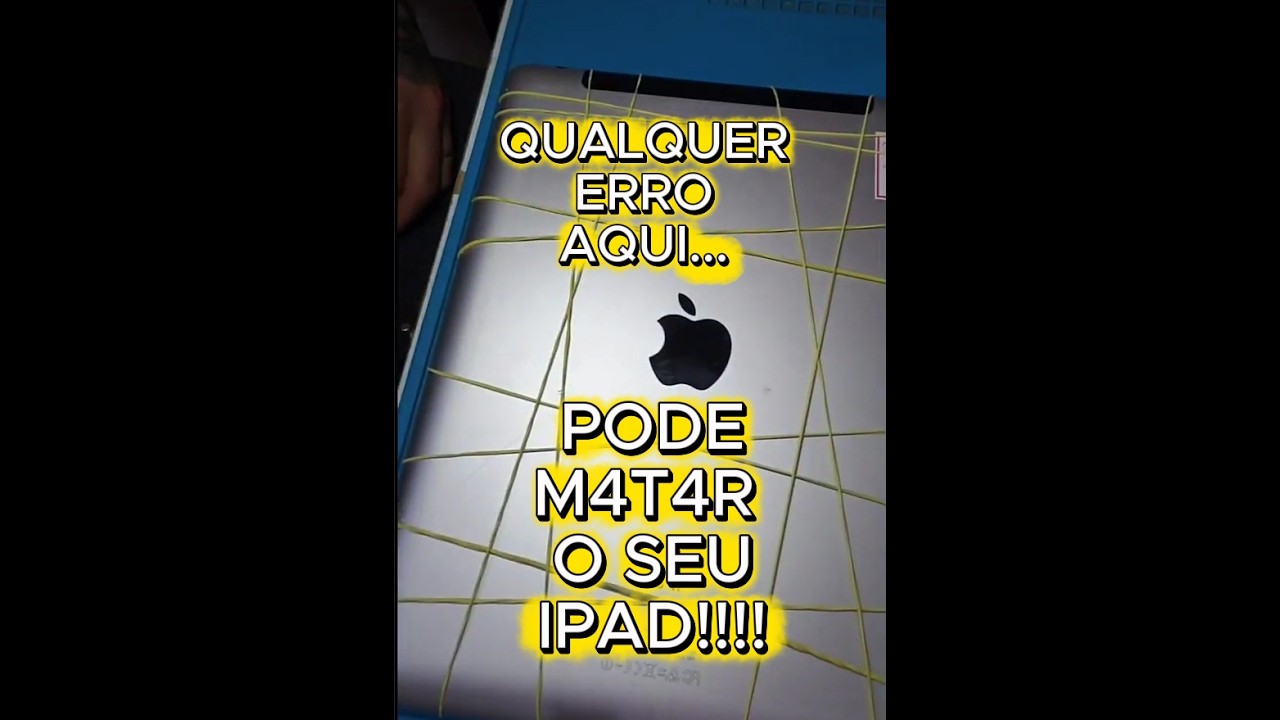 Troca de vidro frontal + touch do iPad 2