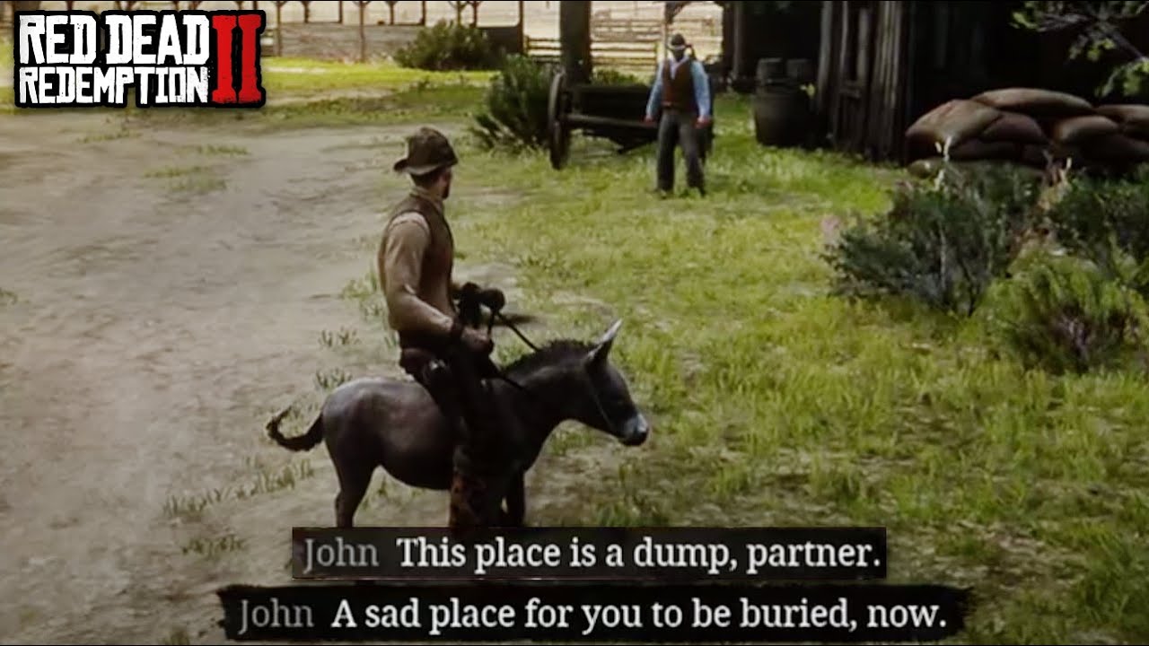 Джон настраивает против себя владельцев ранчо | RDR2