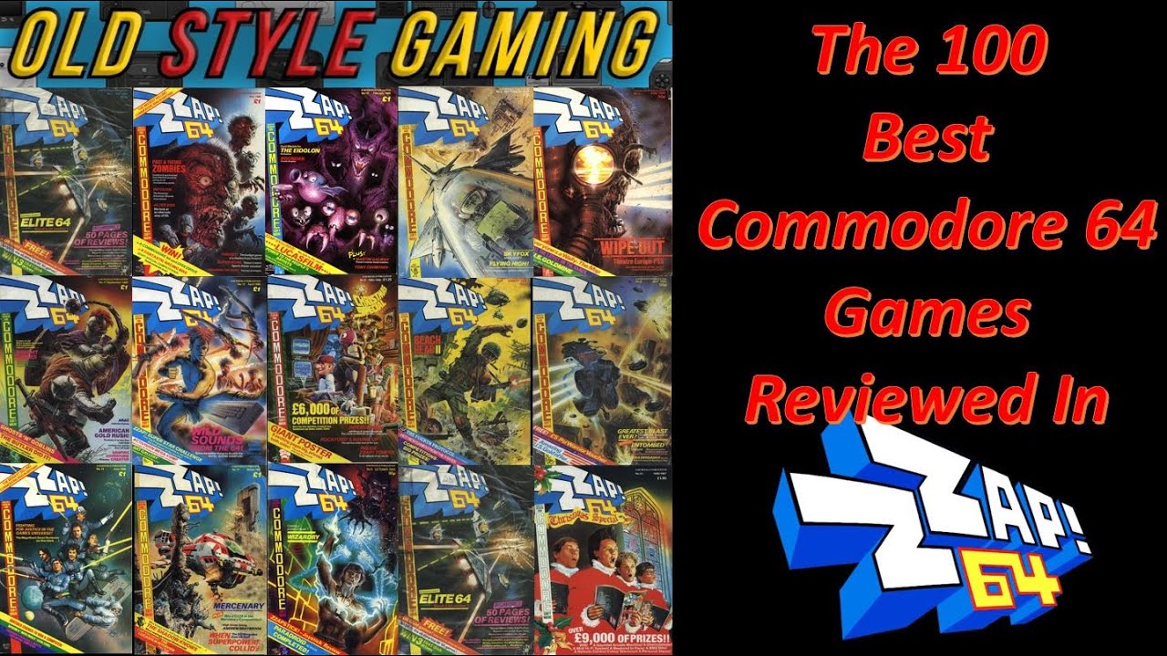 The 100 Best Commodore 64 Games - Reviewed In Zzap!64