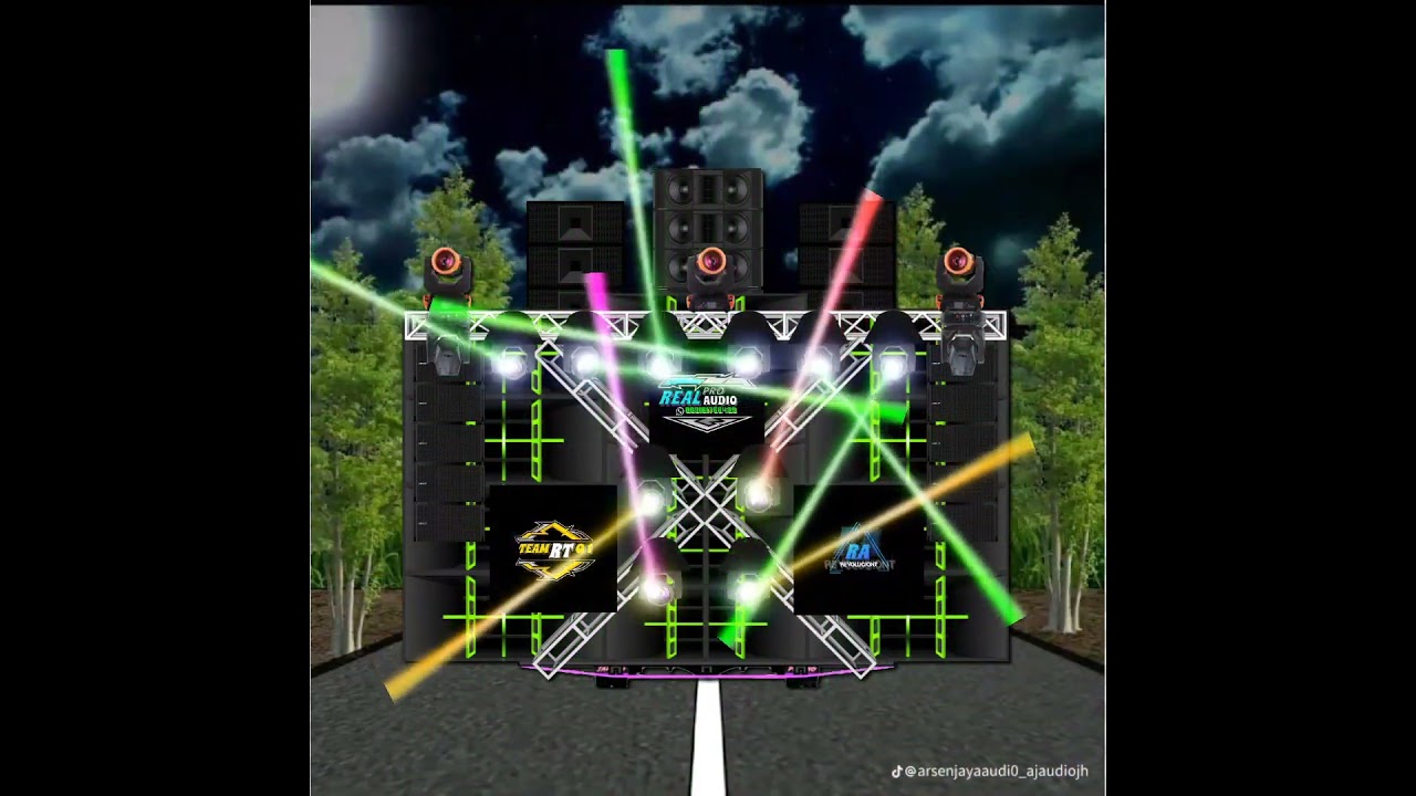 ANIMASI SOUND SISTEM REAL PRO AUDIO🤩||13 DETIK FULL NYENI