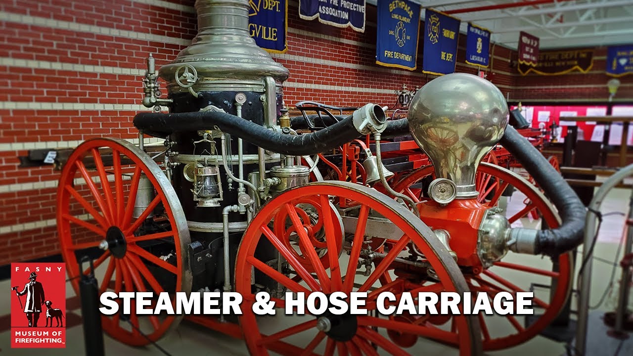 Clapp & Jones Steamer and Hose Carriage
