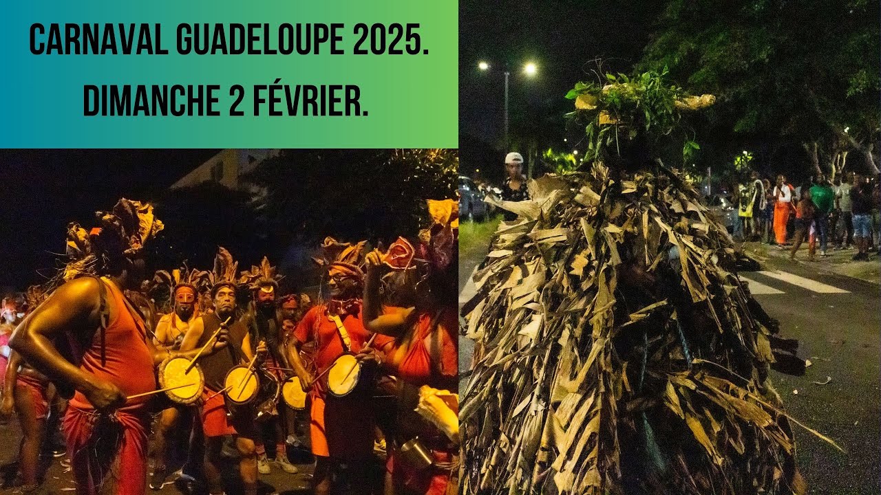 Carnaval Guadeloupe 2025. Dimanche 2 février.