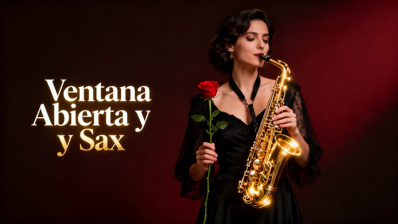 🎷 Ventana Abierta y Sax EN VIVO 🔴 Boleros Latinos para una Noche de Nostalgia