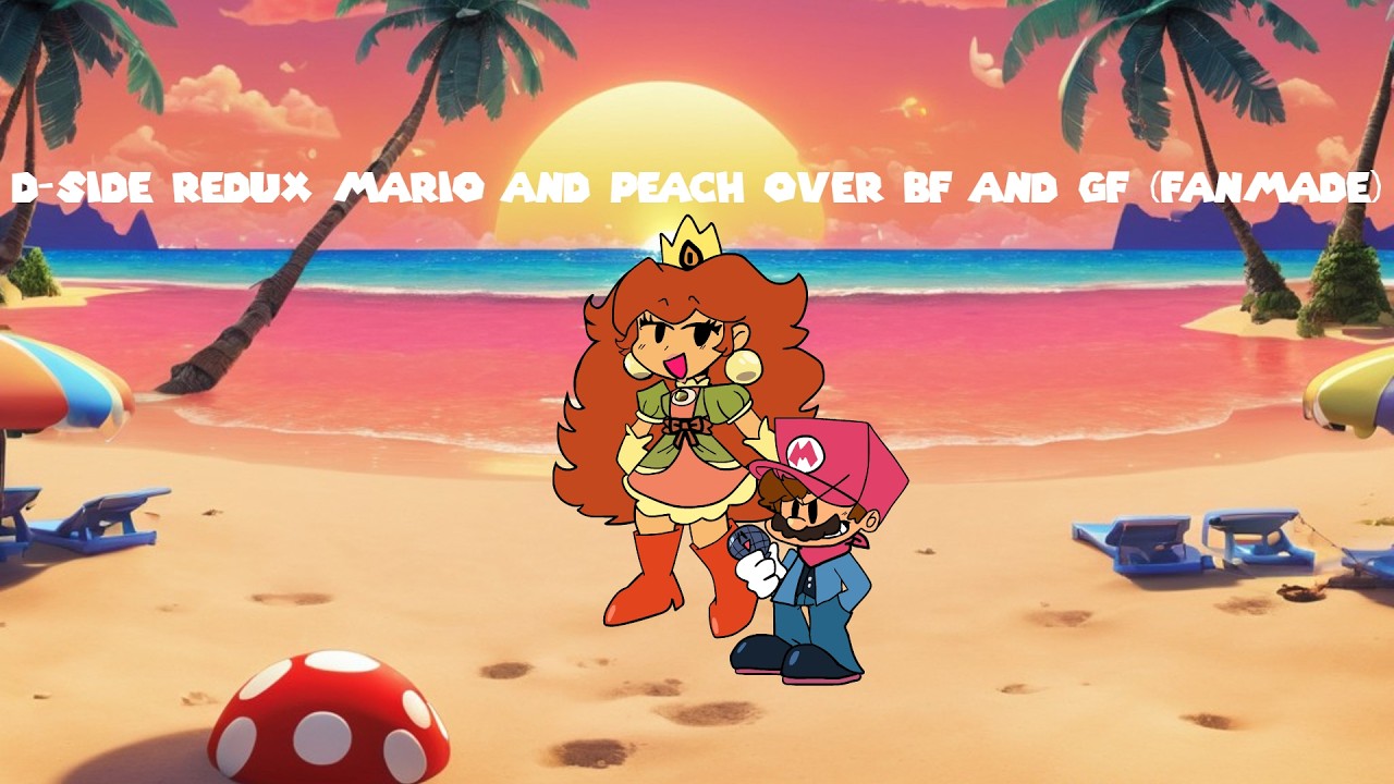 Friday Night Funkin' D-Side Redux - D-Side Video Games (But Mario And Sonic Sing It) Mod