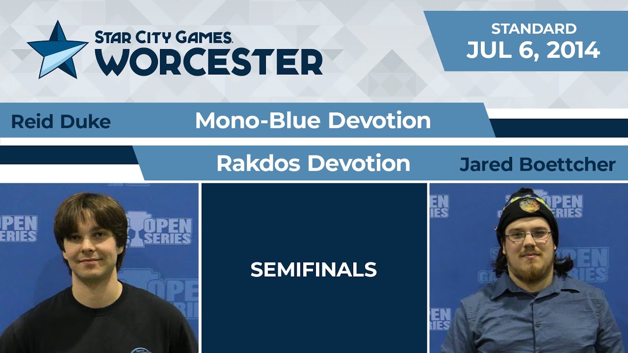 SCGWOR: Semifinals - Reid Duke vs Jared Boettcher | Standard