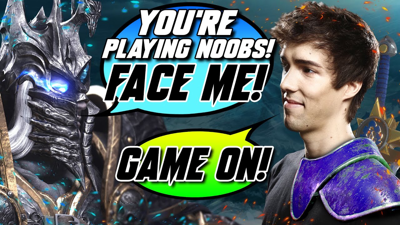 This Man Challenged Me To A 1v1 - How Could I Refuse? - WC3 - Grubby