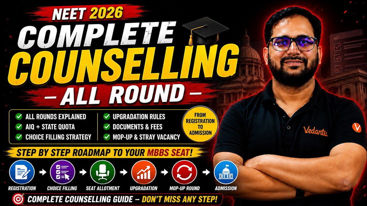 NEET 2026 Complete Counselling Guide | Registration to Admission | Don't Miss Any Step | Tarun Sir