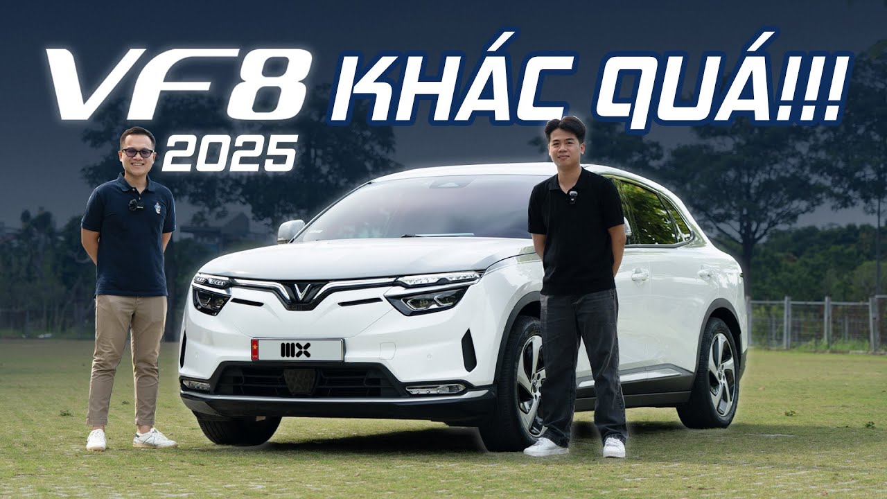 Chủ xe VinFast VF8 tiên phong lái thử VF8 2025: Có suy nghĩ lại?