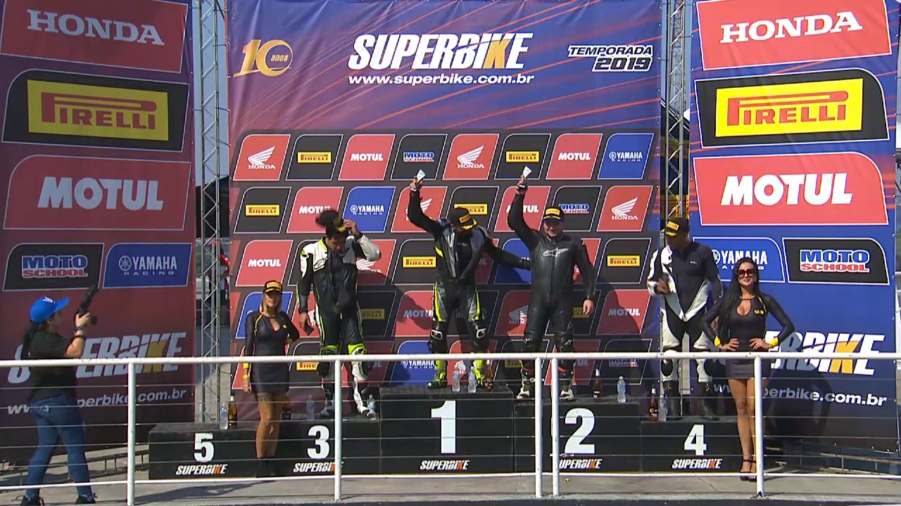 SBK 2019 1ª E. Interlagos-SP - SuperSport, Stock 600cc e 959 Panigale Cup - Corrida na íntegra