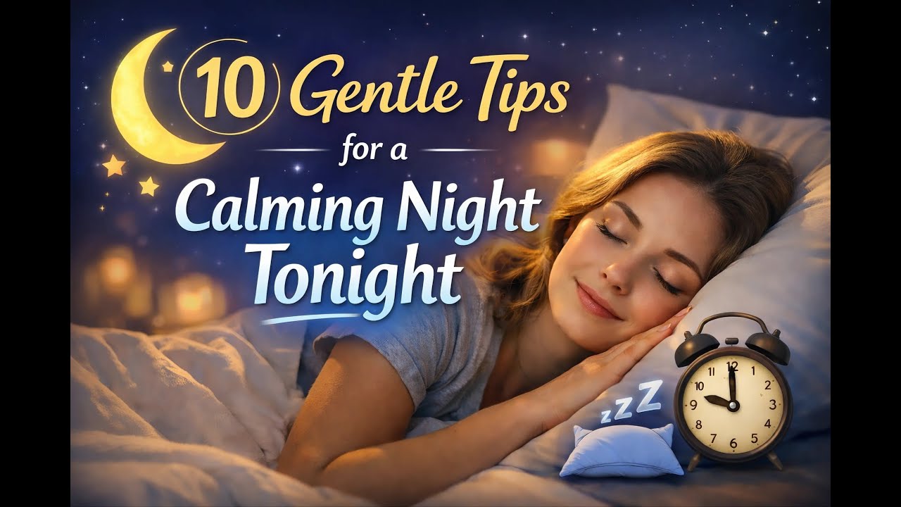 🌙 10 Gentle Tips for a Calming Night Tonight