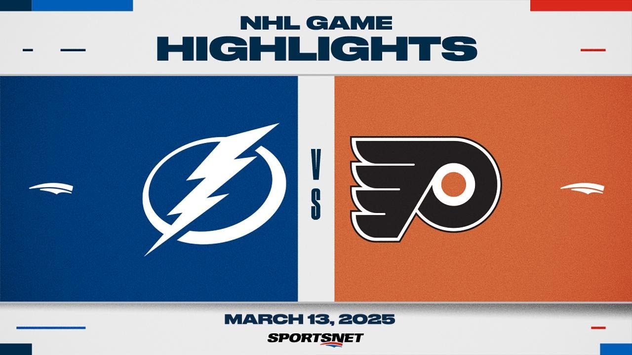 NHL Highlights | Lightning vs. Flyers - March 13, 2025
