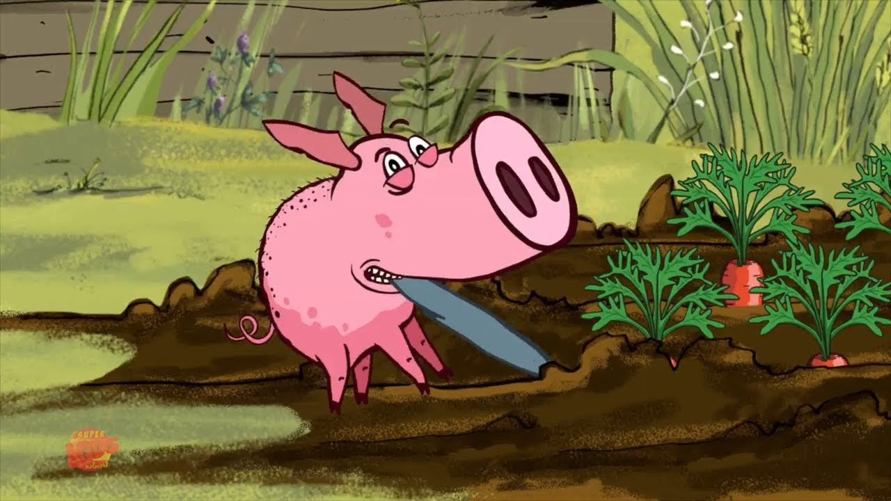 La ni&ntilde;era | El Cerdito - Parte 1 | dibujos animados para ni&ntilde;os | Super Kids Network Espanol
