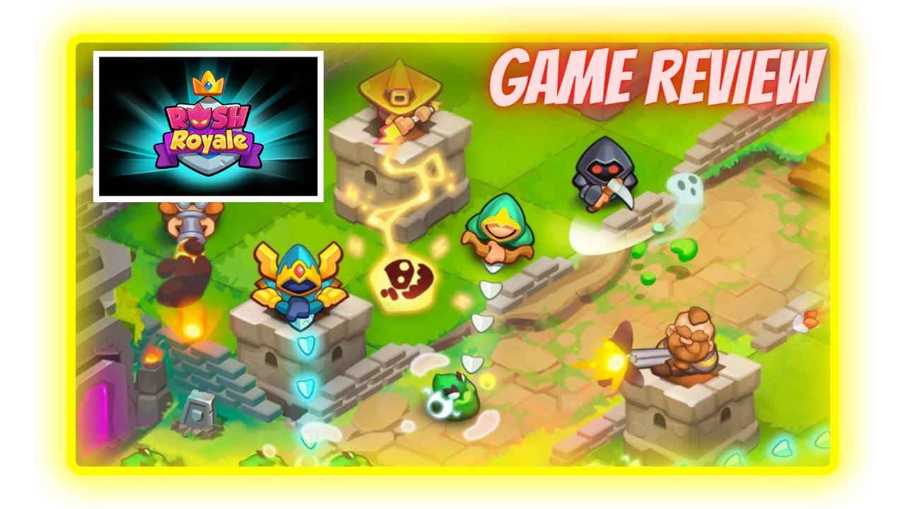 Rush Royale Tower Defense TD Full HD, Game review, PVP and Co Op tips basic tips, android gameplay