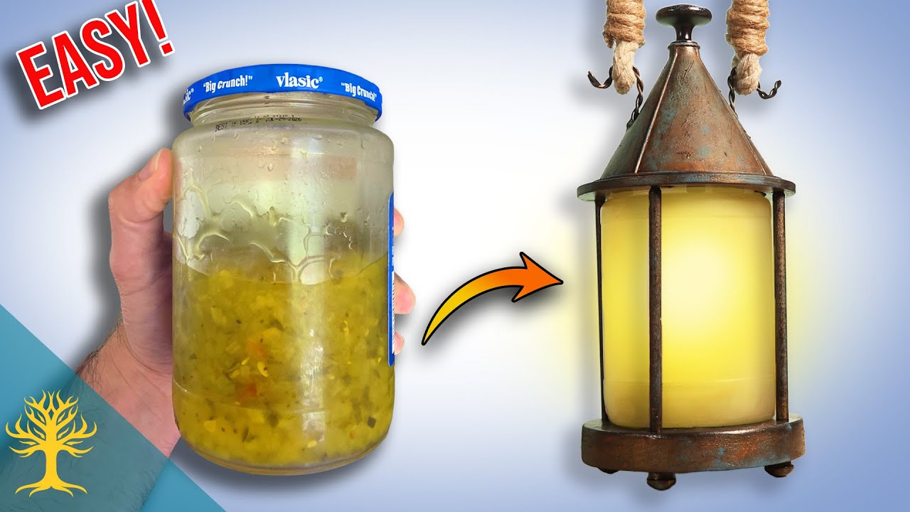 We Turned a Pickle Jar into a Medieval Lantern