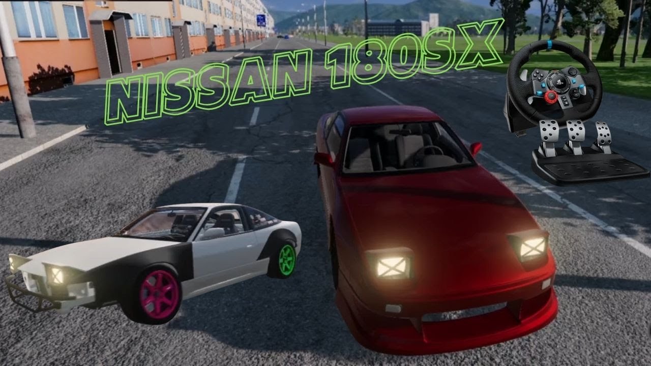 Nissan 180SX - BeamNG Drive | G29 Steering Wheel gameplay