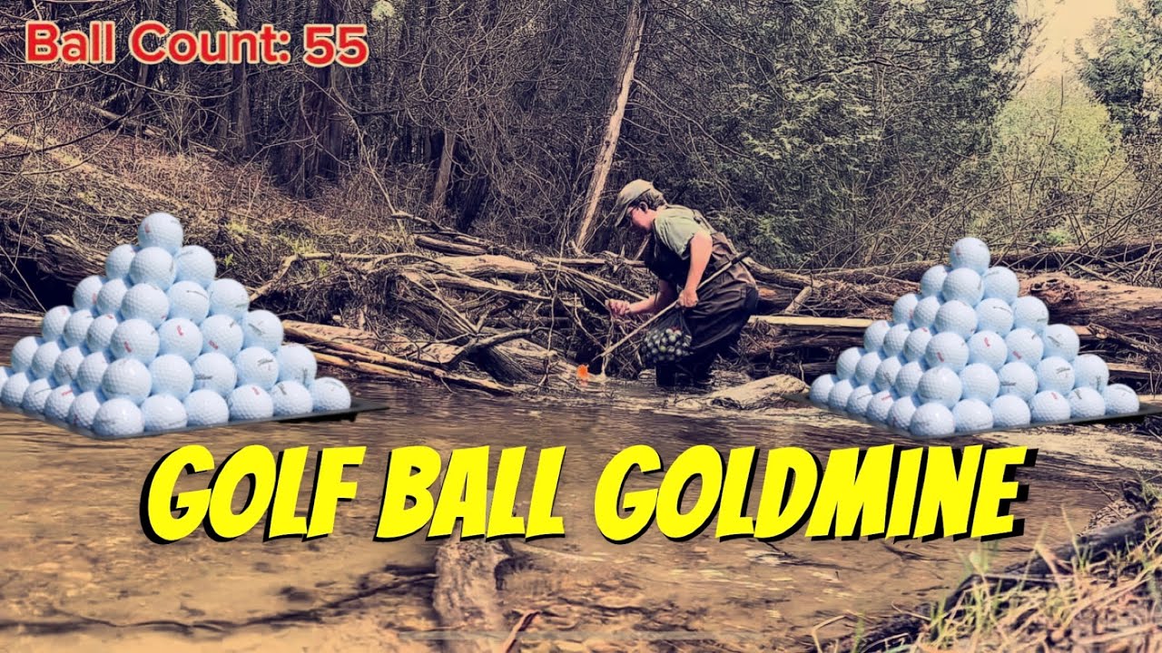 Golf Ball Goldmine?! Hunting Hidden Gems in a Local Creek