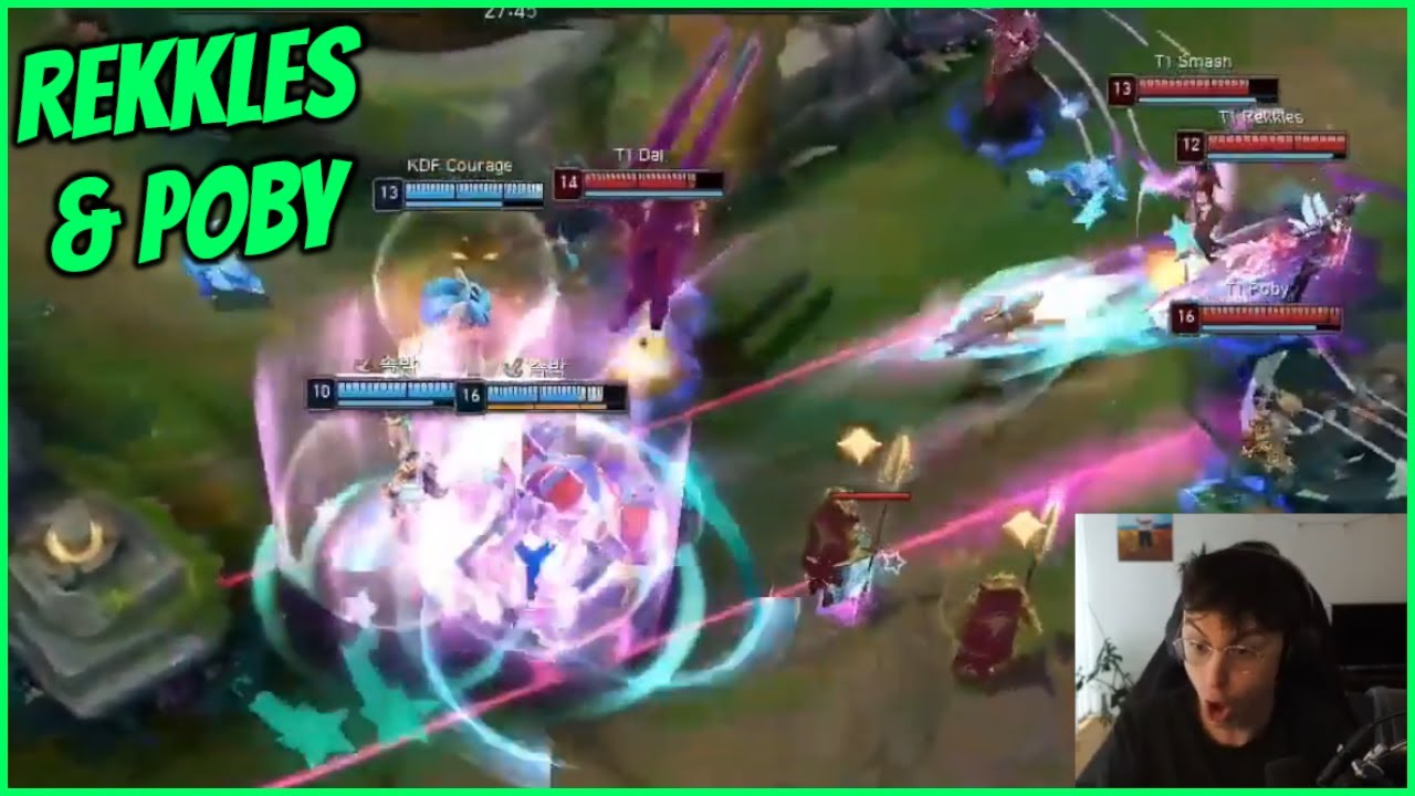 T1 Rekkles And T1 Poby Are A Super Duo