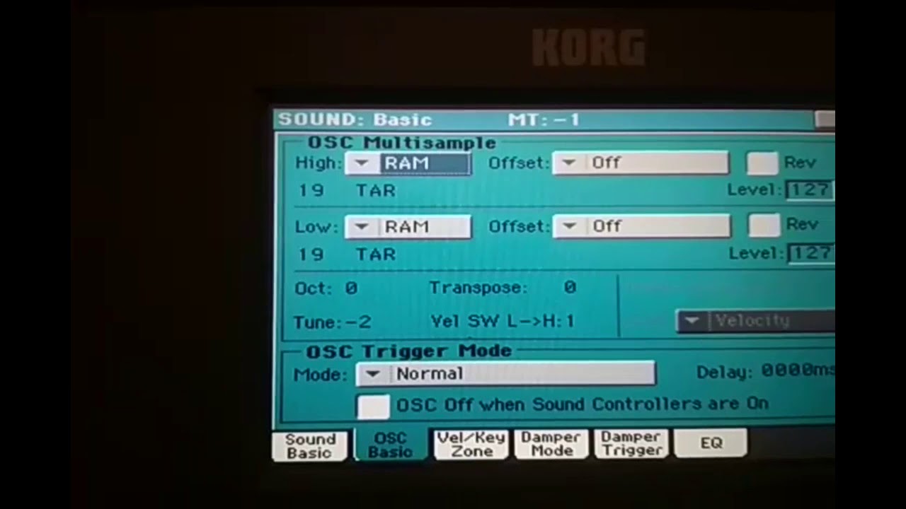 KORG PA600 PA800 PA900 PA1X PA2X PA3X BENDER EMELYATLARI