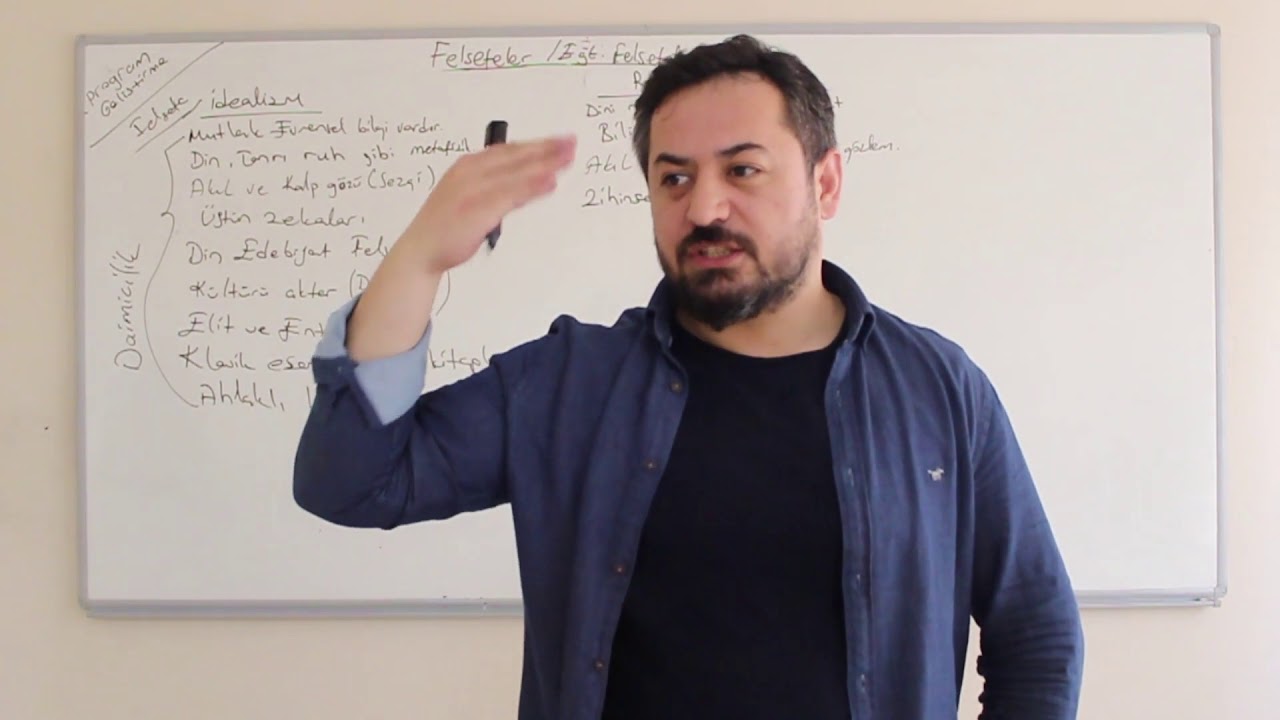 PROGRAM GELİŞTİRME 2- İDEALİZM, REALİZM (AİMİCİLİK, ESASİCİLİK)
