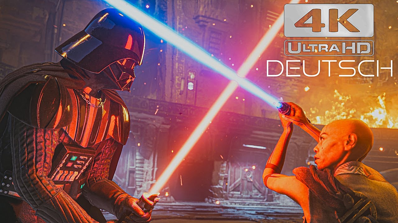 Darth Vader Boss Kampf - No Damage - Star Wars Jedi Survivor (Deutsch | 4K UHD)