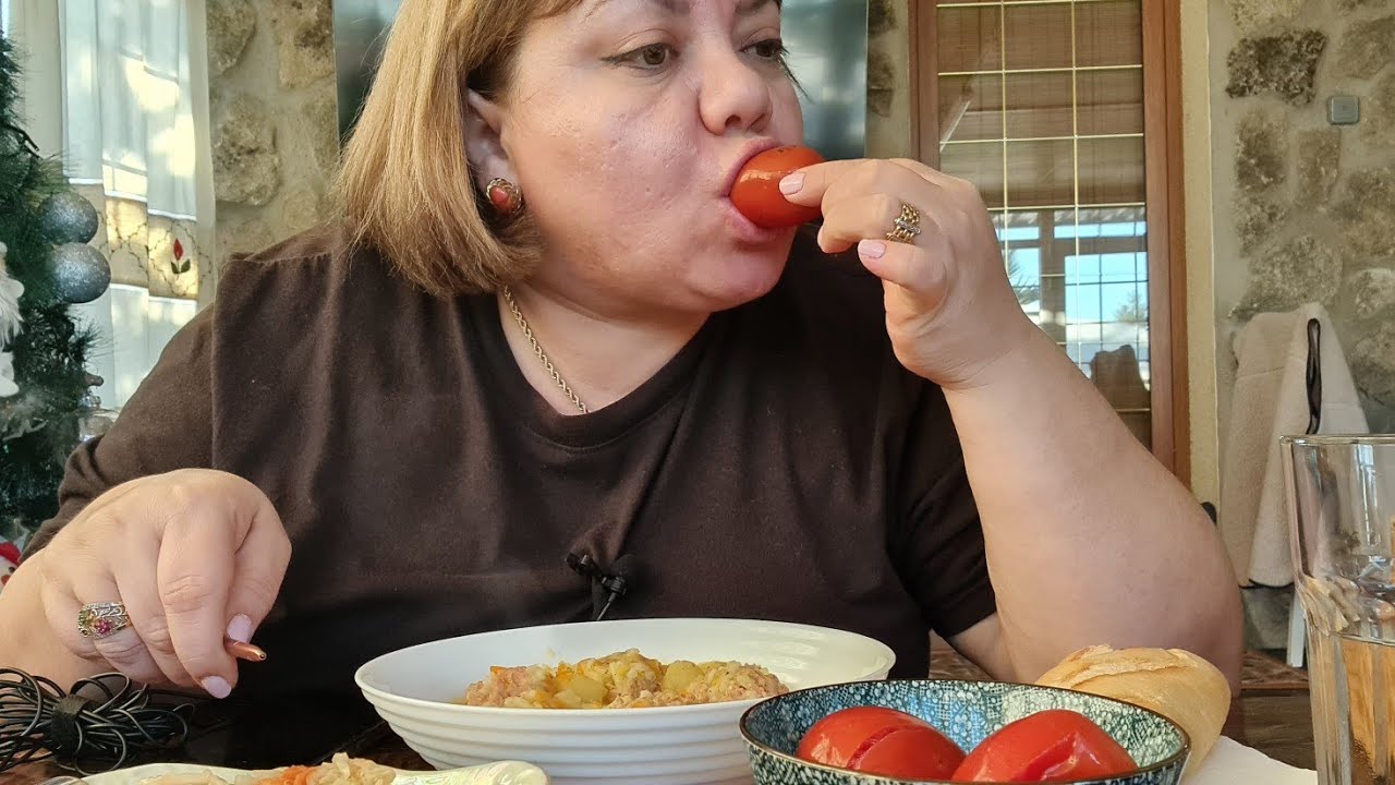 МУКБАНГ💥 ТЕФТЕЛЬКИ С ГОВЯДИНЫ💢 MUKBANG HE ASMR #мукбанг #mukbang #asmr