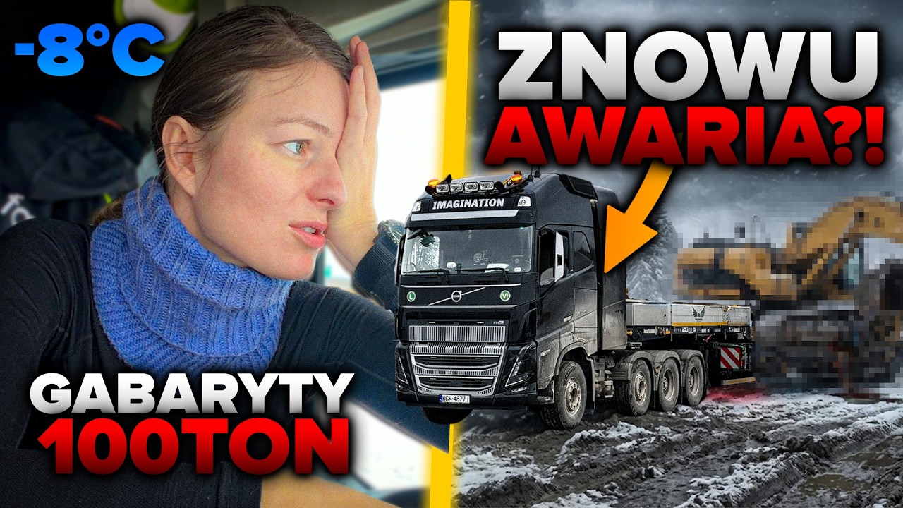 KOLEJNA AWARIA?! 70 TON ładunku...