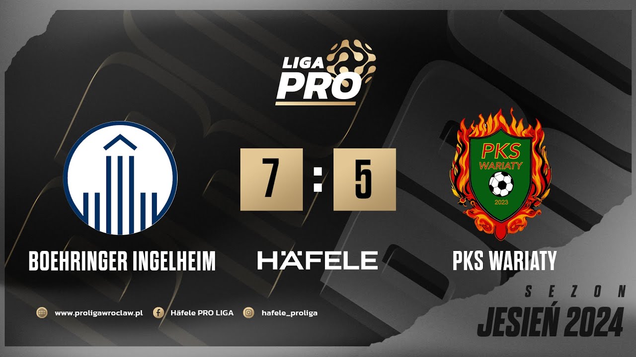 Skr&oacute;t | BOEHRINGER INGELHEIM - PKS WARIATY 7:5, Sezon Jesień 2024, H&auml;fele PRO Liga, 14.10.2024